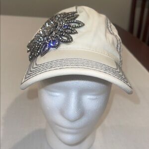 Olive & Pique Embroidered Rhinestone Cap OSFM
Will need tlc